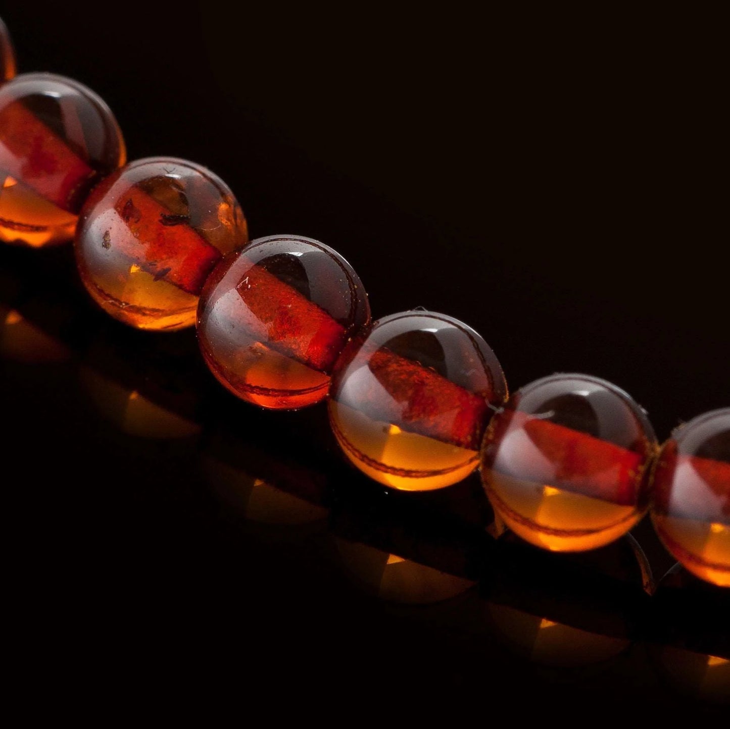 兒童天然琥珀手鍊