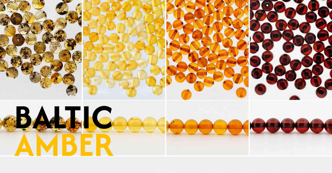 琥珀的不同形式：天然琥珀、處理琥珀、壓制琥珀與黏合琥珀