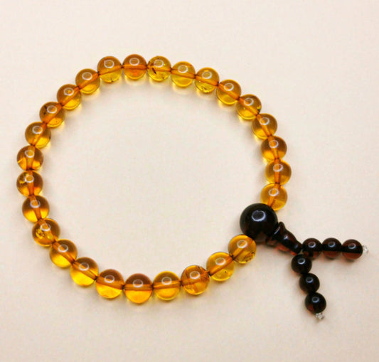 27 琥珀念珠手鍊